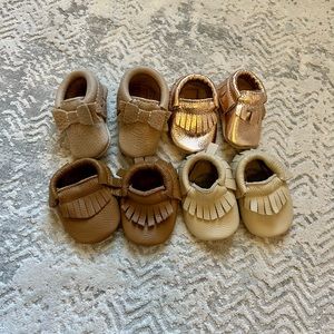 Newborn baby moccasins